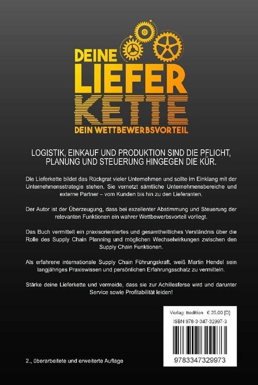 Produktbild: Deine Lieferkette - Dein Wettbewerbsvorteil