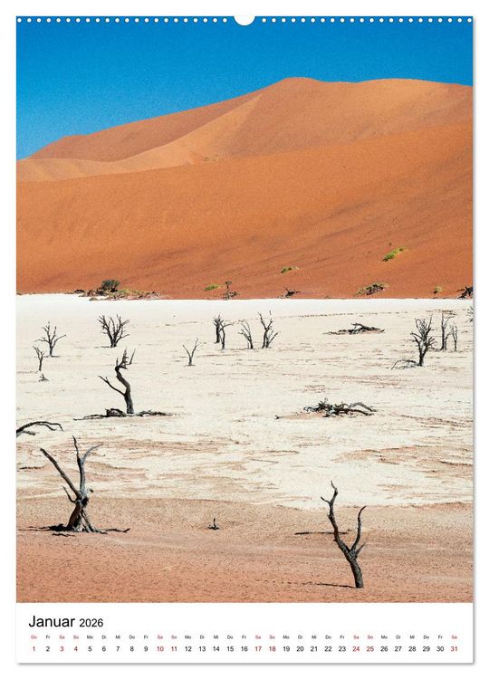 Produktbild: Naturparadies Namibia (hochwertiger Premium Wandkalender 2026 DIN A2 hoch), Kunstdruck in Hochglanz