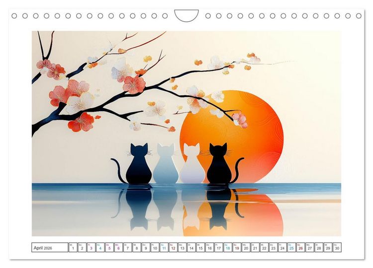 Produktbild: Schnurren, Springen, Streiche spielen (Wandkalender 2026 DIN A4 quer), CALVENDO Monatskalender