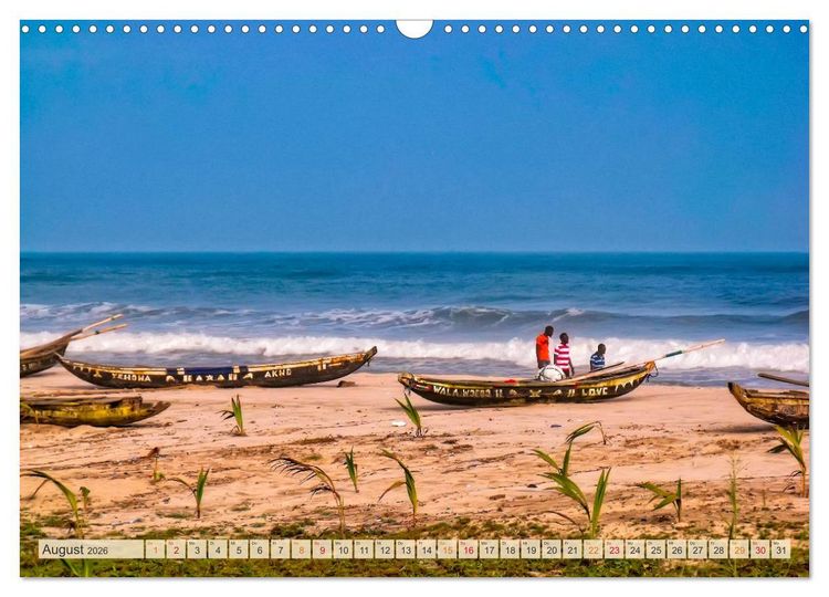 Produktbild: Reise durch Afrika - Ghana (Wandkalender 2026 DIN A3 quer), CALVENDO Monatskalender