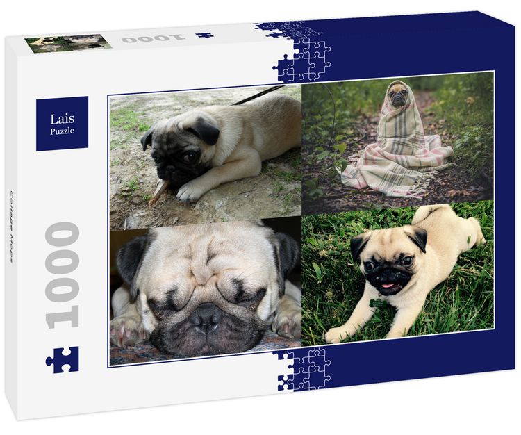 Produktbild: Lais Puzzle Collage Mops 1000 Teile