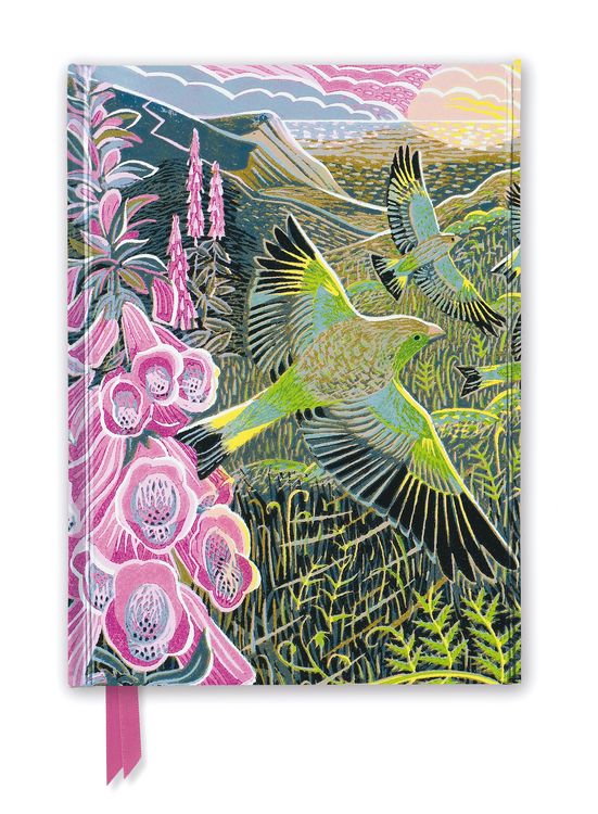 Produktbild: Premium Notizbuch DIN A5: Annie Soudain, Roter Fingerhut und Finken