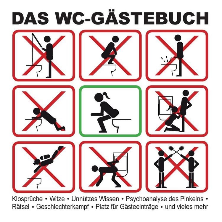 Produktbild: Das WC-G&auml;stebuch