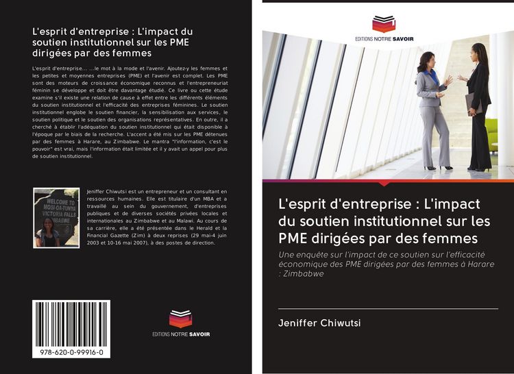 Produktbild: L'esprit d'entreprise : L'impact du soutien institutionnel sur les PME dirig&eacute;es par des femmes