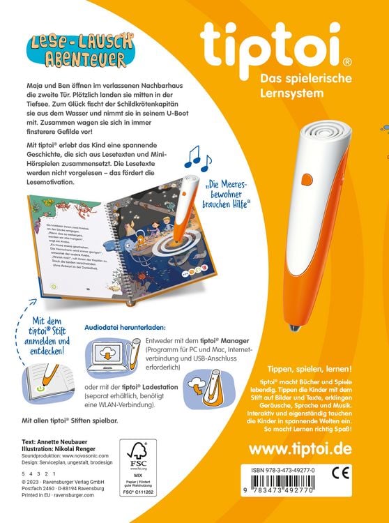 Produktbild: Tiptoi&reg; Lese-Lausch-Abenteuer - Tiefsee