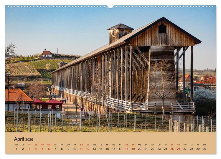 Produktbild: Bad D&uuml;rkheimer Ansichten (Wandkalender 2026 DIN A2 quer), CALVENDO Monatskalender