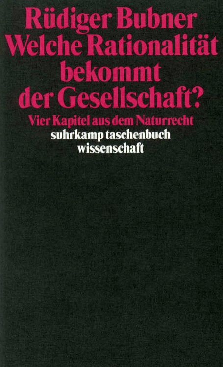 Produktbild: Welche Rationalit&auml;t bekommt der Gesellschaft?
