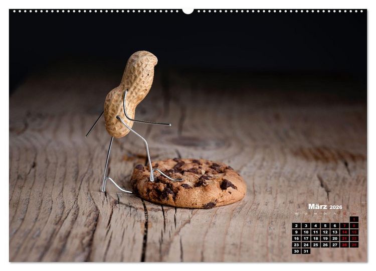 Produktbild: Erdnussm&auml;nnchen Geschichten. (Wandkalender 2026 DIN A2 quer), CALVENDO Monatskalender