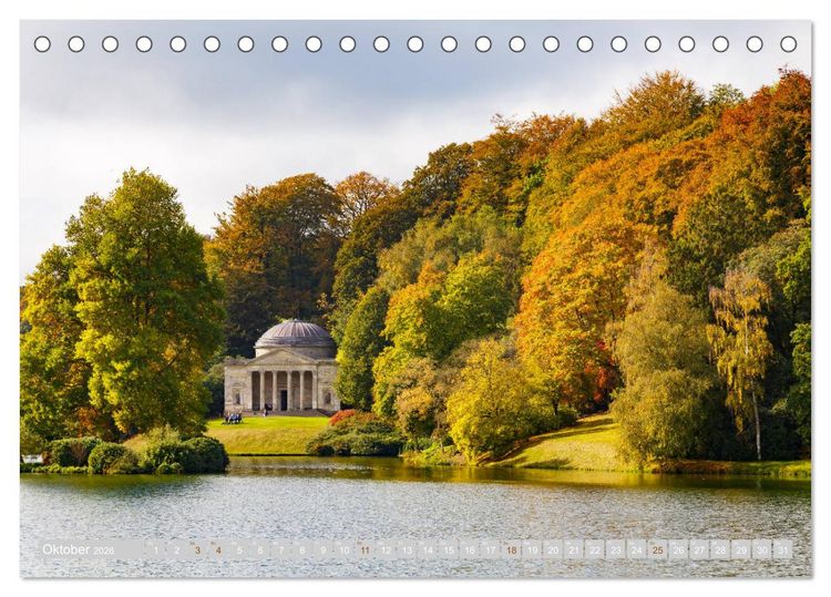 Produktbild: Bezauberndes S&uuml;dengland (Tischkalender 2026 DIN A5 quer), CALVENDO Monatskalender
