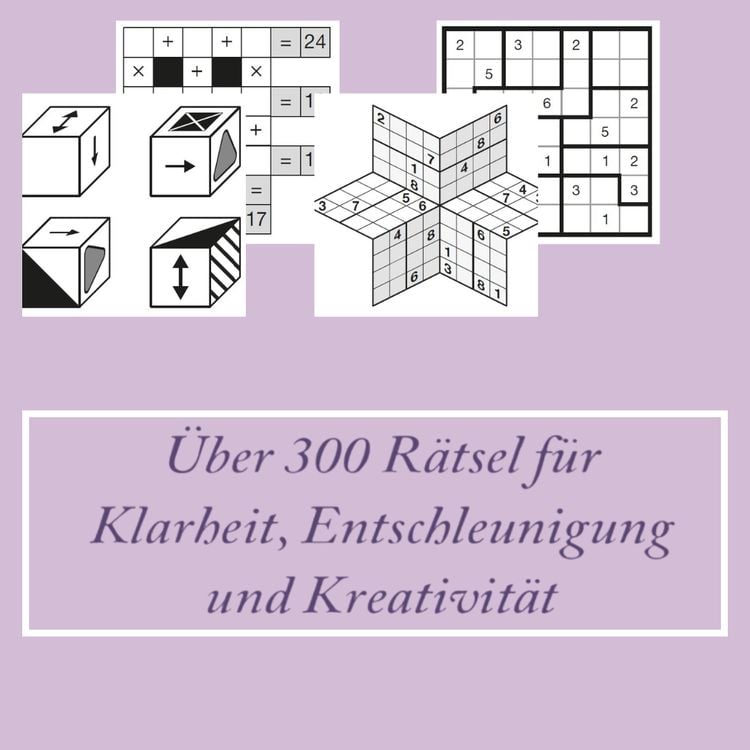 Produktbild: RätselAuszeit – Achtsamkeit. Über 300 Rätsel für Klarheit, Entschleunigung und Kreativität