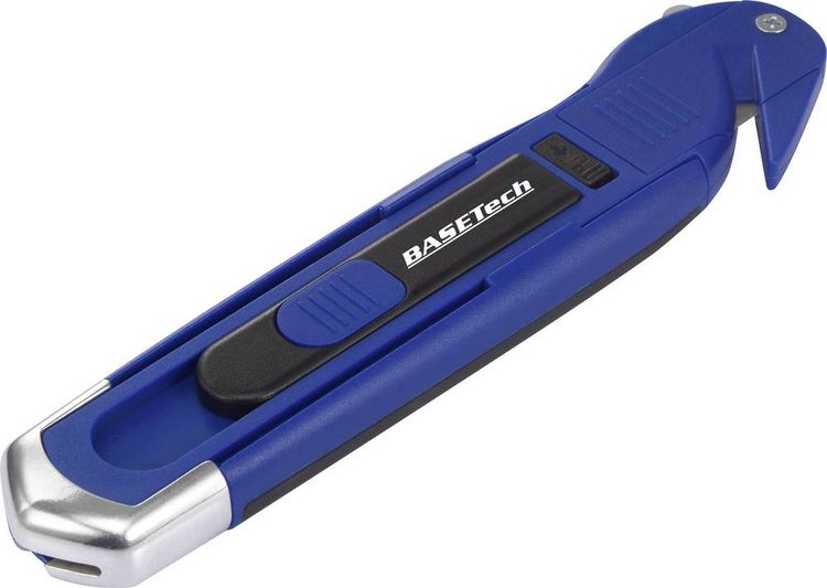 Produktbild: Basetech BT-2206462 2-in-1 Sicherheitsmesser / Folienschneider / Kartonmesser 1St.