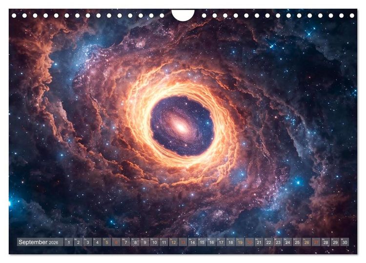 Produktbild: Fantastische Sternenwelten (Wandkalender 2026 DIN A4 quer), CALVENDO Monatskalender