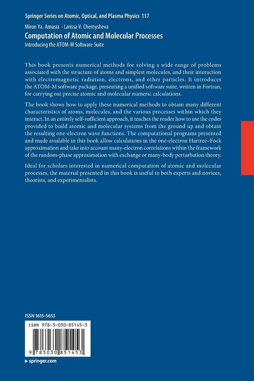 Produktbild: Computation of Atomic and Molecular Processes