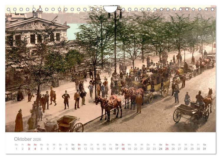 Produktbild: Deutschland um 1900 (Wandkalender 2026 DIN A4 quer), CALVENDO Monatskalender
