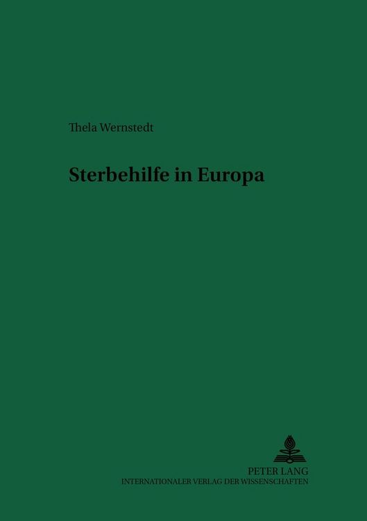 Produktbild: Sterbehilfe in Europa