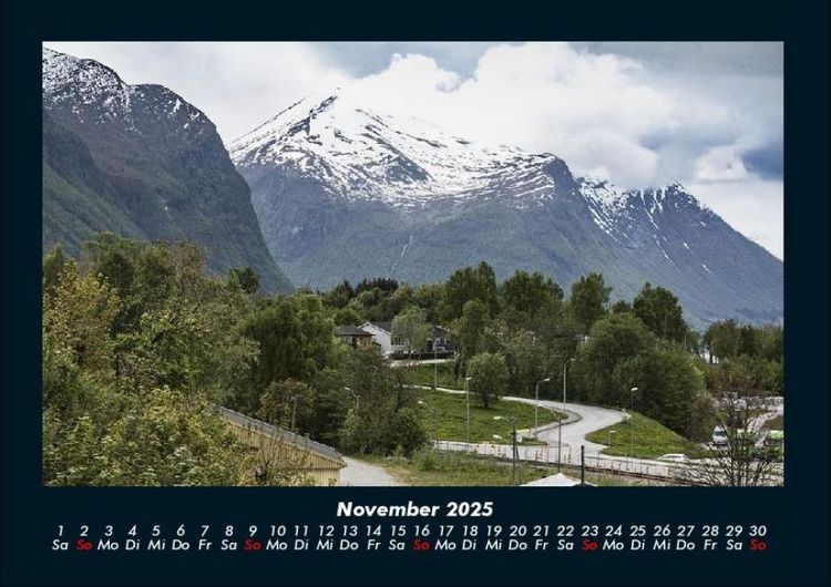Produktbild: Bergige Welten 2025 Fotokalender DIN A4
