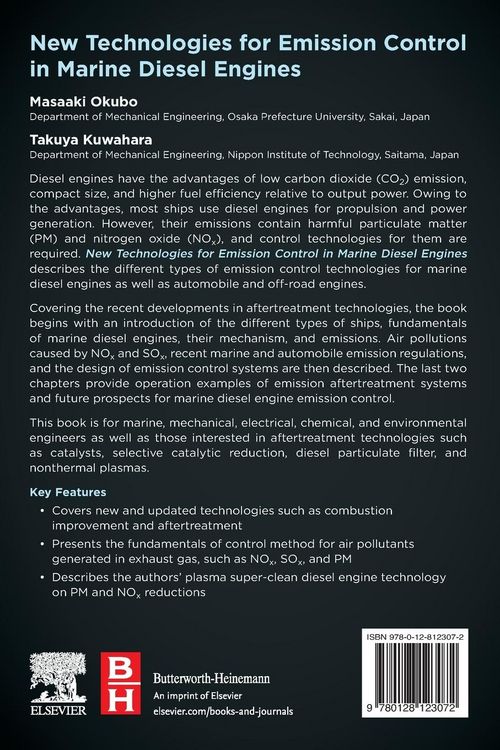 Produktbild: New Technologies for Emission Control in Marine Diesel Engines