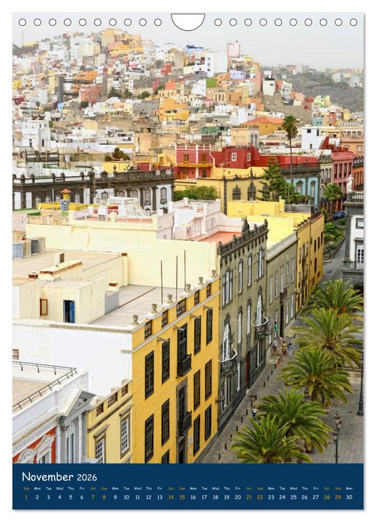 Produktbild: Gran Canaria - Holiday island for sun lovers (Wall Calendar 2026 DIN A4 portrait), CALVENDO 12 Month Wall Calendar
