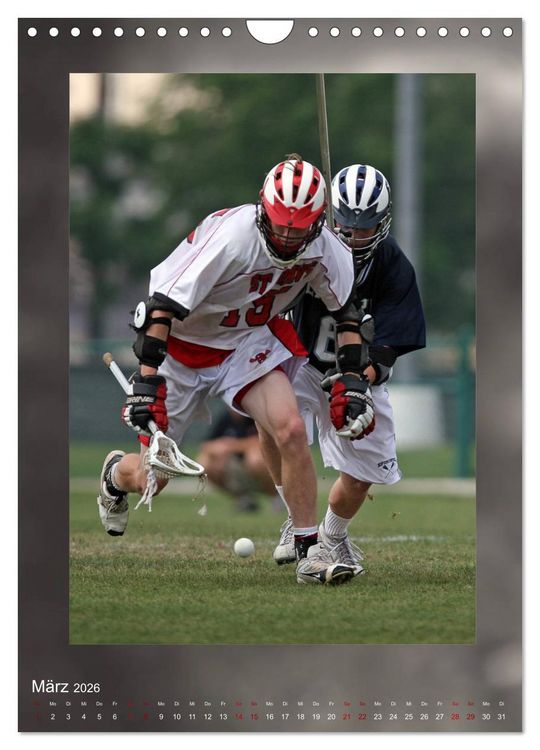 Produktbild: Teamsport - LACROSSE (Wandkalender 2026 DIN A4 hoch), CALVENDO Monatskalender
