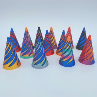 Produktbild: Fidget Spirale, 3D-Wirbel, Kegel