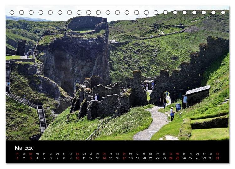 Produktbild: S&uuml;dwestengland (Tischkalender 2026 DIN A5 quer), CALVENDO Monatskalender