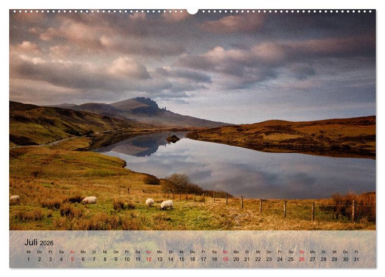 Produktbild: Scotland (hochwertiger Premium Wandkalender 2026 DIN A2 quer), Kunstdruck in Hochglanz