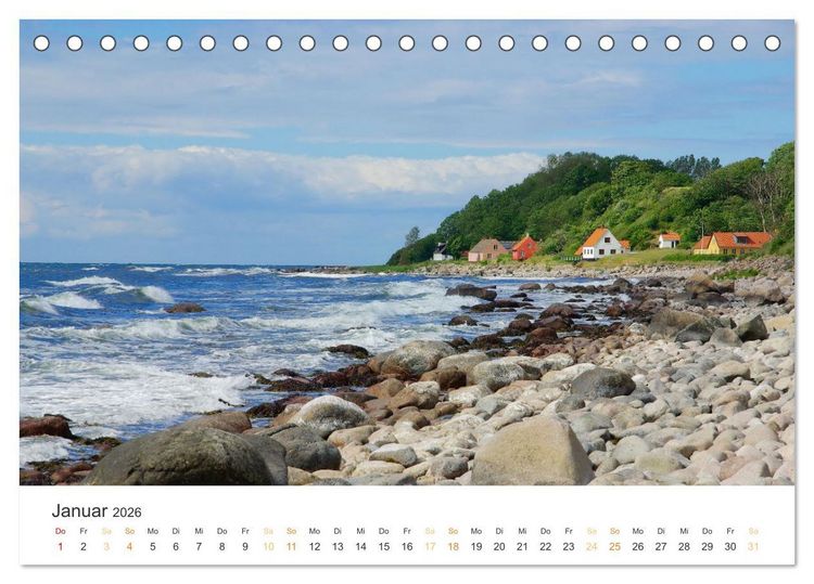 Produktbild: Bornholm Pur (Tischkalender 2026 DIN A5 quer), CALVENDO Monatskalender