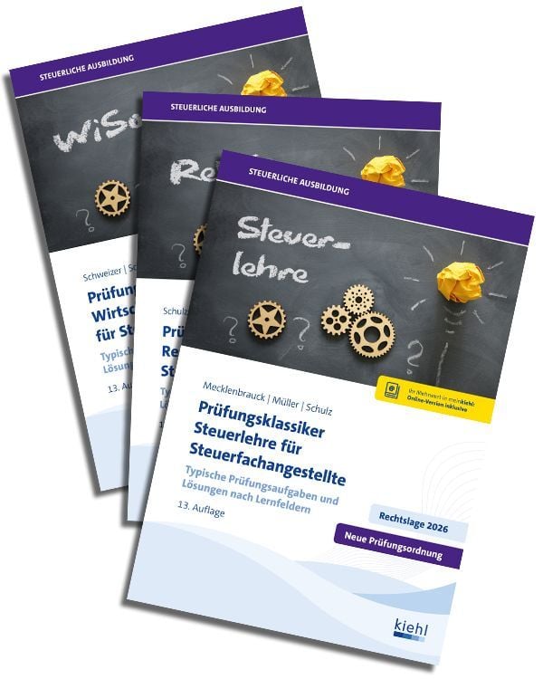 Produktbild: B&uuml;cherpaket Pr&uuml;fungsklassiker f&uuml;r Steuerfachangestellte