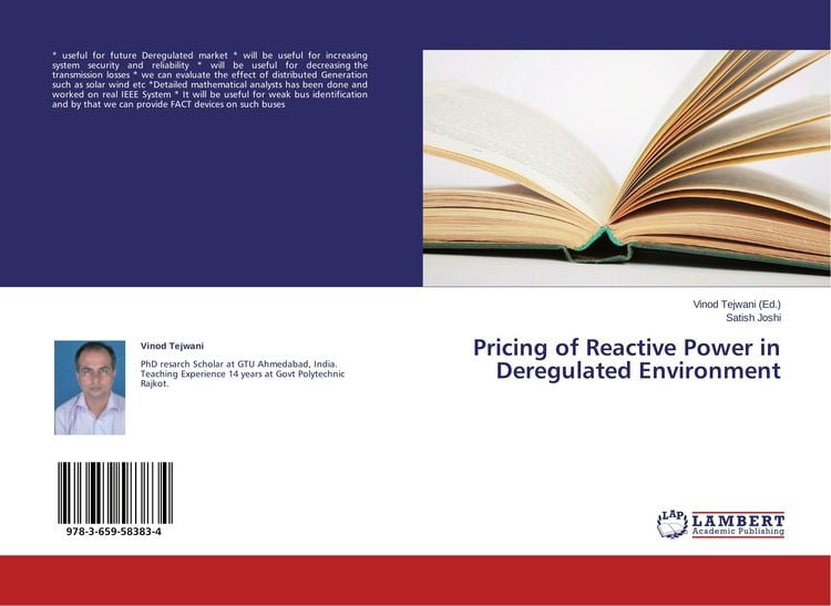 Produktbild: Pricing of Reactive Power in Deregulated Environment