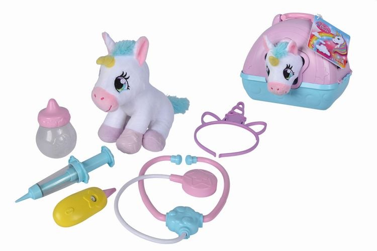 Produktbild: Doktorkoffer mit Pl&uuml;sch Einhorn