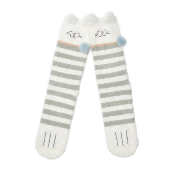 Produktbild: Kuschelsocken "Getigerte Katze"