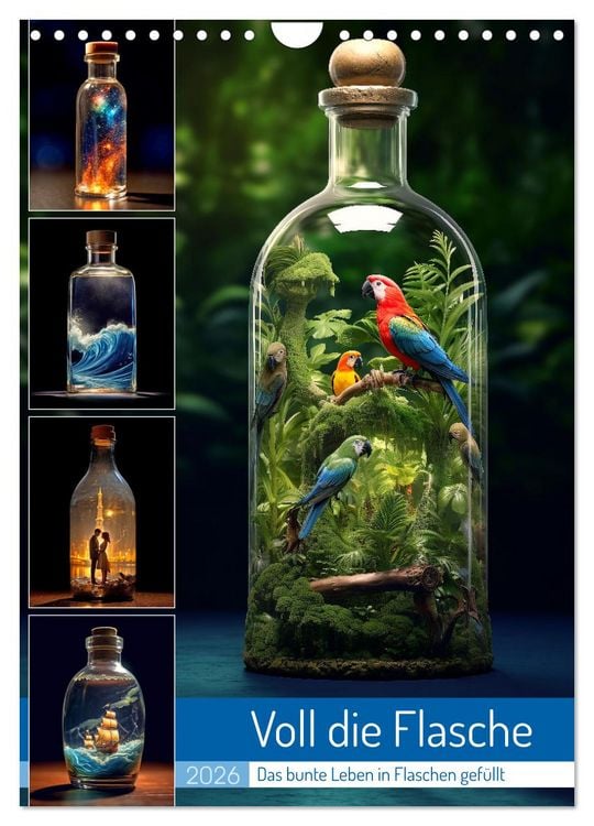 Produktbild: Voll die Flasche (Wandkalender 2026 DIN A4 hoch), CALVENDO Monatskalender