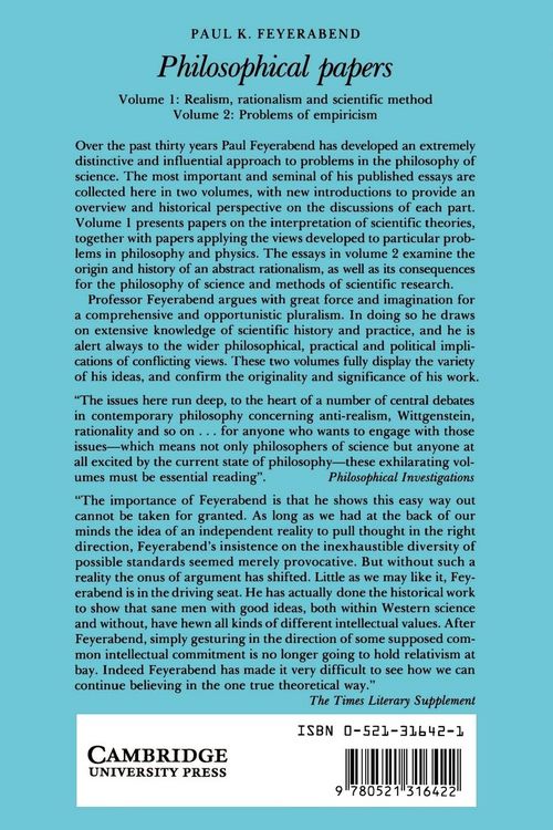 Produktbild: Realism, Rationalism and Scientific Method