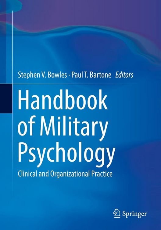 Produktbild: Handbook of Military Psychology