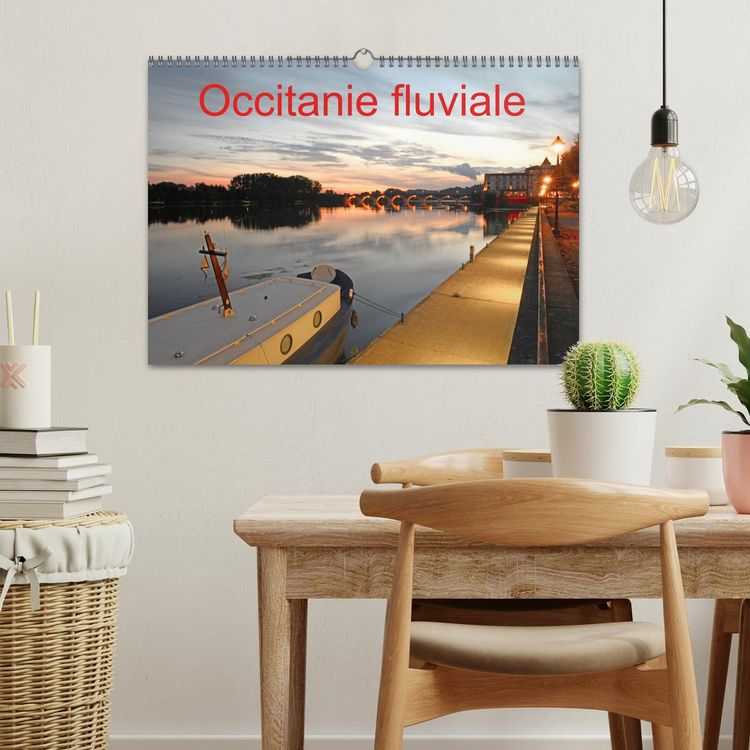 Produktbild: Occitanie fluviale (Calendrier mural 2026 DIN A3 vertical), CALVENDO calendrier mensuel