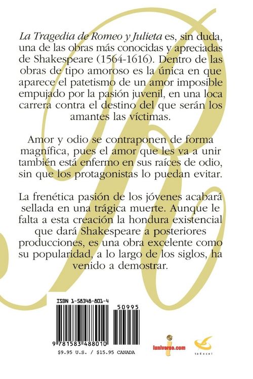 Produktbild: Romeo y Julieta