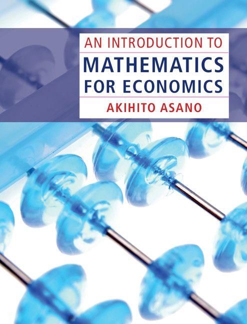Produktbild: An Introduction to Mathematics for Economics