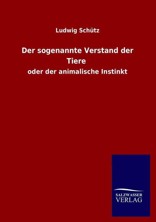 Produktbild: Der sogenannte Verstand der Tiere