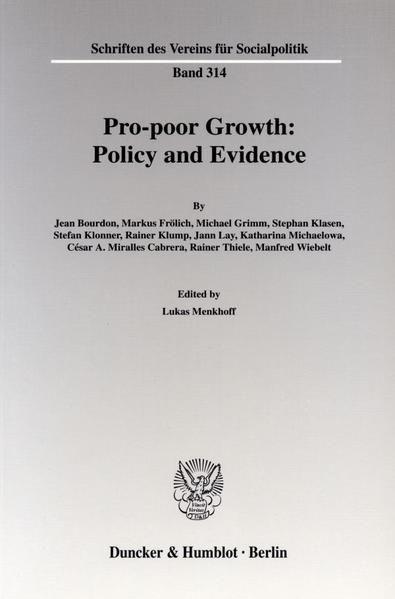 Produktbild: Pro-poor Growth: Policy and Evidence.