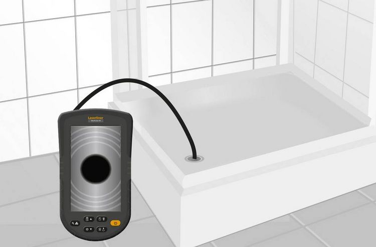Produktbild: Videoinspektionssystem VideoPocket HD Kabel-L.1m Kamerakopf-D.5,2mm LASERLINER