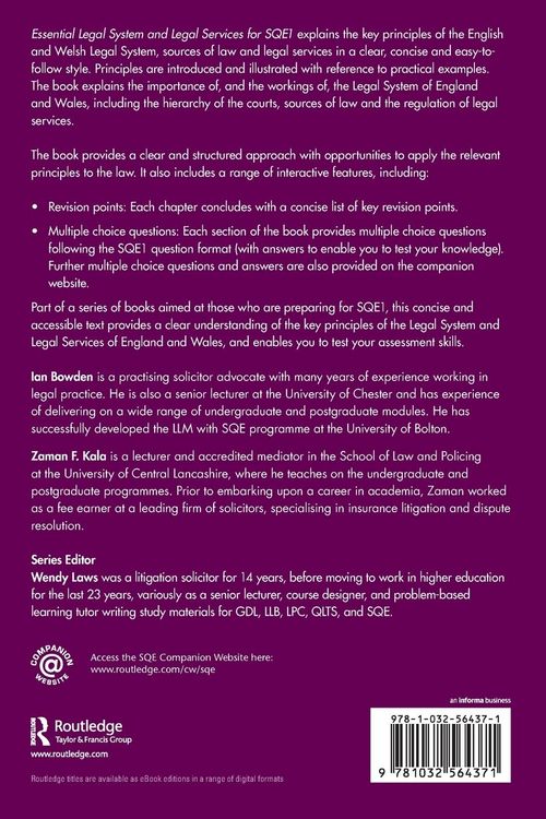 Produktbild: Essential Legal System and Legal Services for SQE1