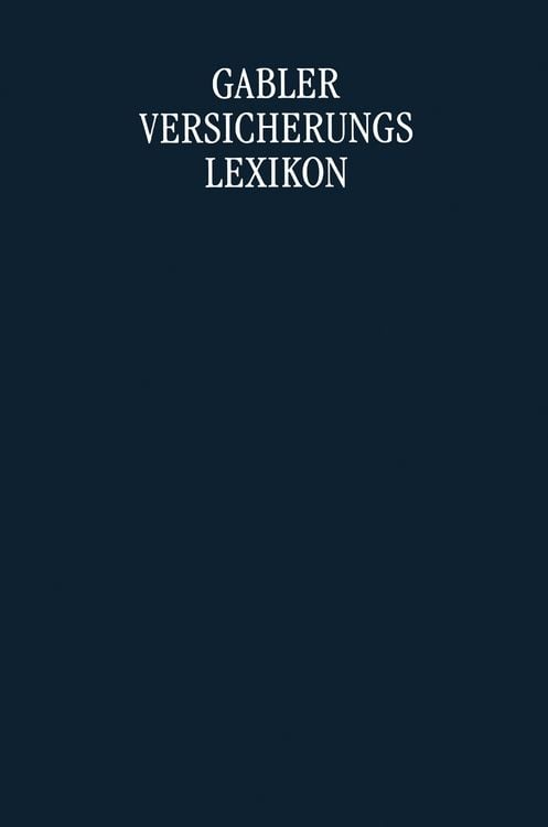 Produktbild: Gabler Versicherungs Lexikon