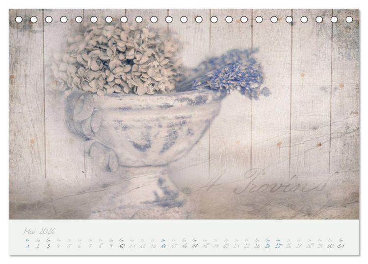 Produktbild: Shabby ist Chic (Tischkalender 2026 DIN A5 quer), CALVENDO Monatskalender