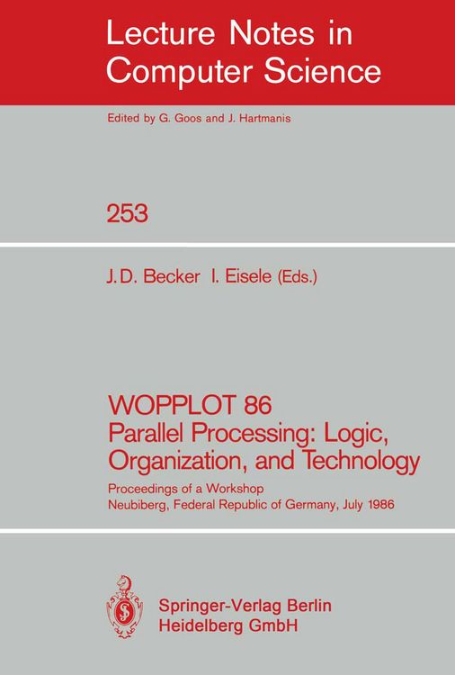 Produktbild: WOPPLOT 86 Parallel Processing: Logic, Organization, and Technology