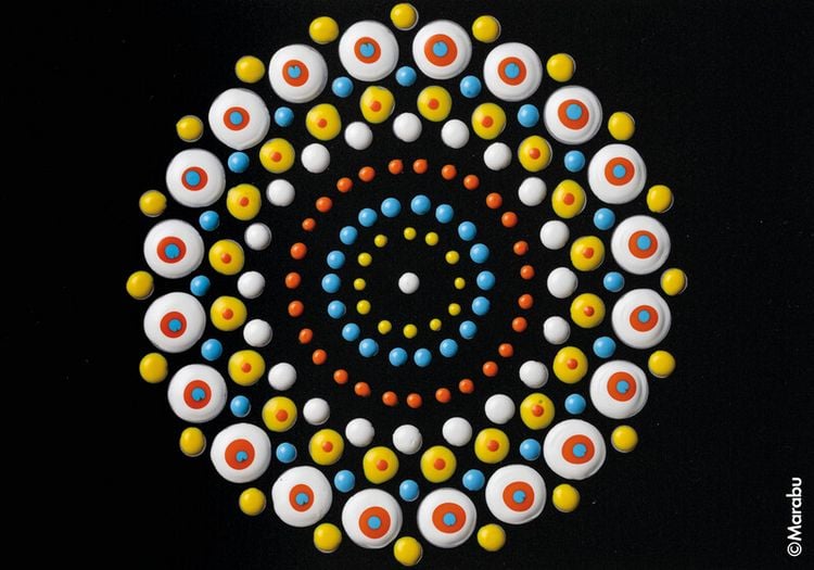 Produktbild: Marabu Dot Pen Set Mandala 4x25ml