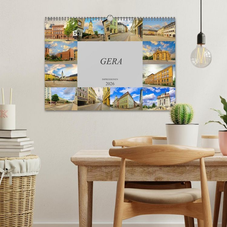 Produktbild: Gera Impressionen (Wandkalender 2026 DIN A3 quer), CALVENDO Monatskalender