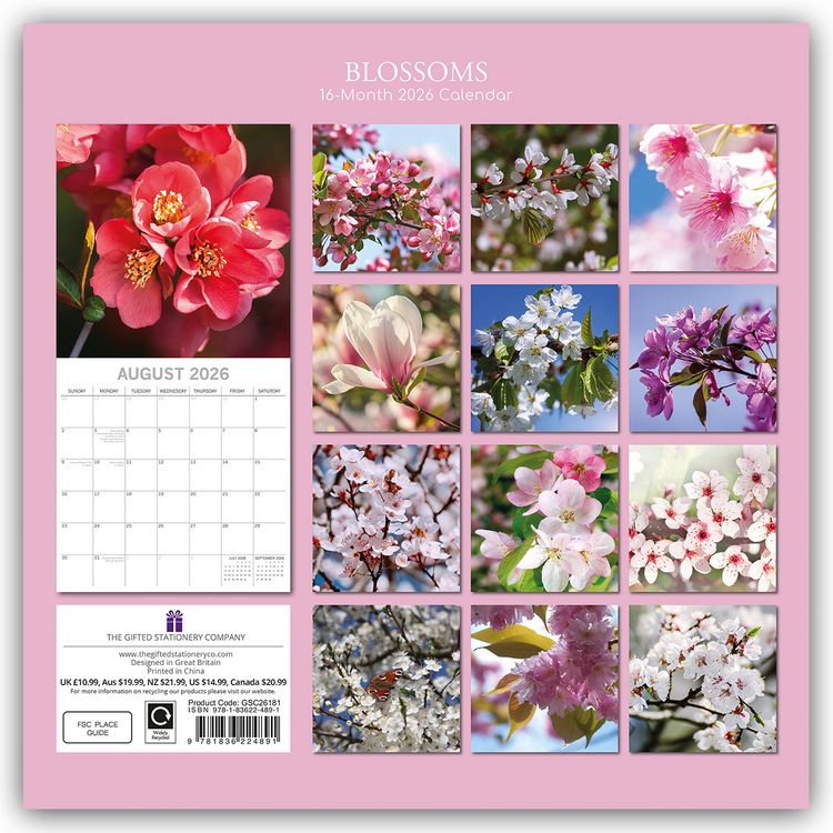 Produktbild: Blossoms – Blüten 2026 – 16-Monatskalender