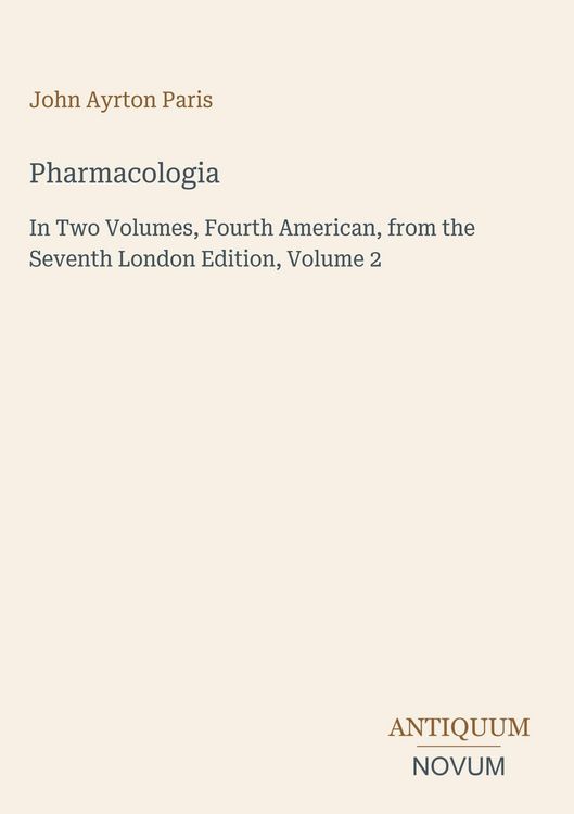 Produktbild: Pharmacologia