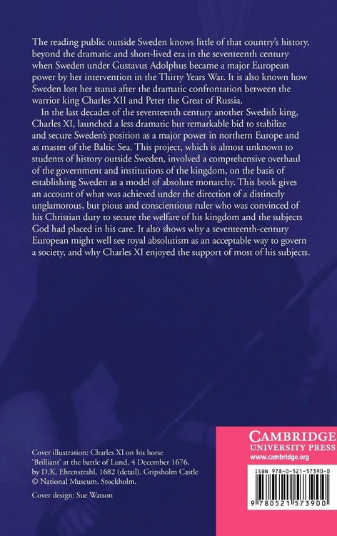 Produktbild: Charles XI and Swedish Absolutism, 1660 1697