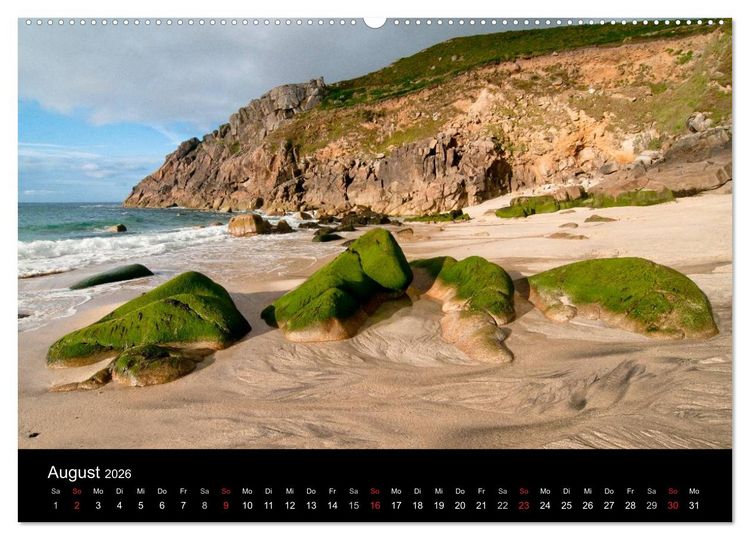 Produktbild: Magisches Cornwall (Wandkalender 2026 DIN A2 quer), CALVENDO Monatskalender